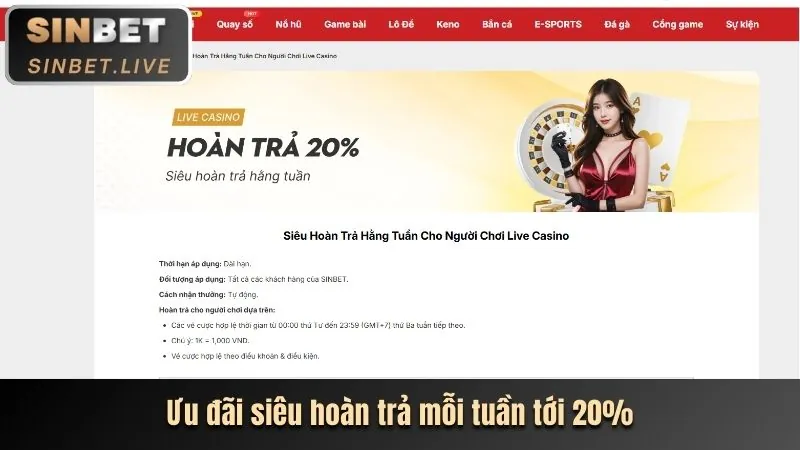 Hoàn trả casino 8kbe